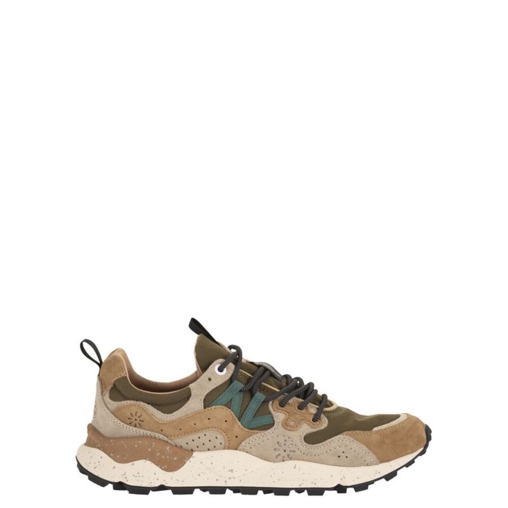 Flower Mountain Men Yamano 3 - Sneakers In Suede And Technical Fabric